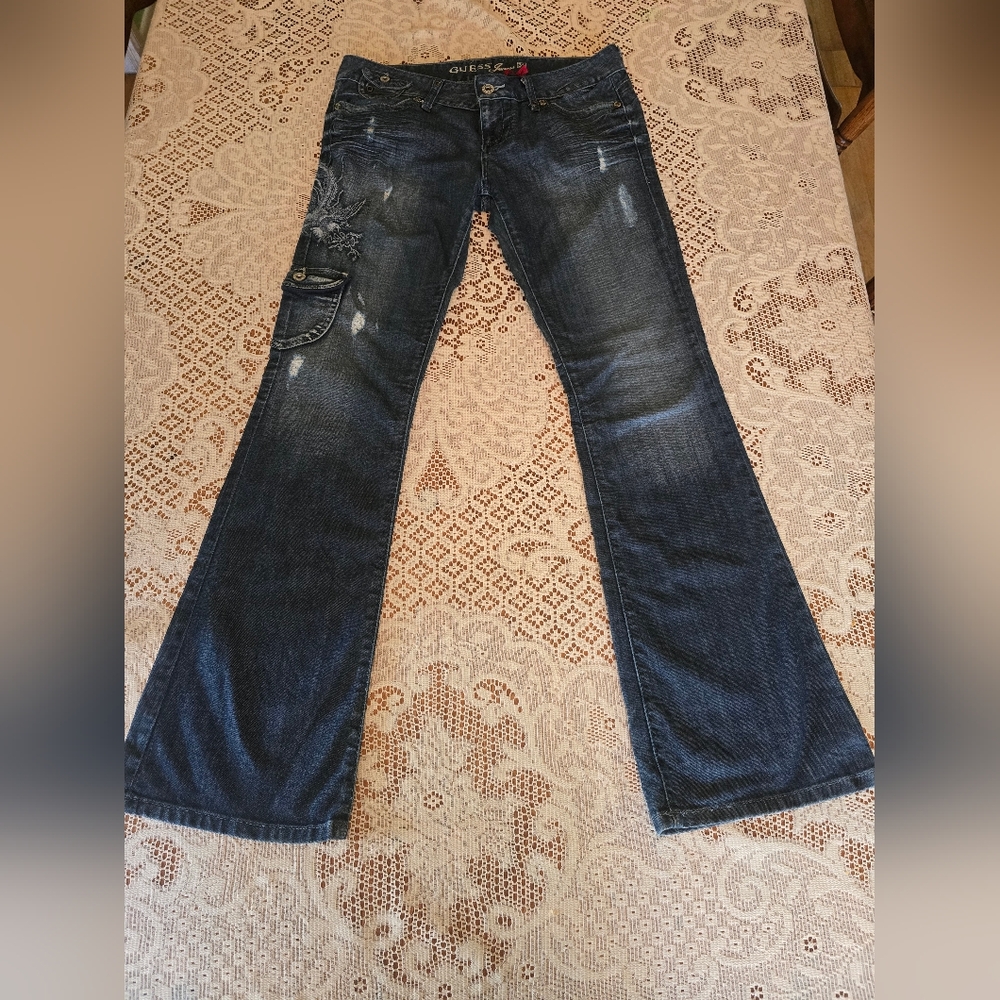 Vintage Y2K Guess low waist flare jeans